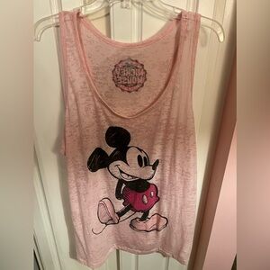 Pink Mickey Mouse tank top